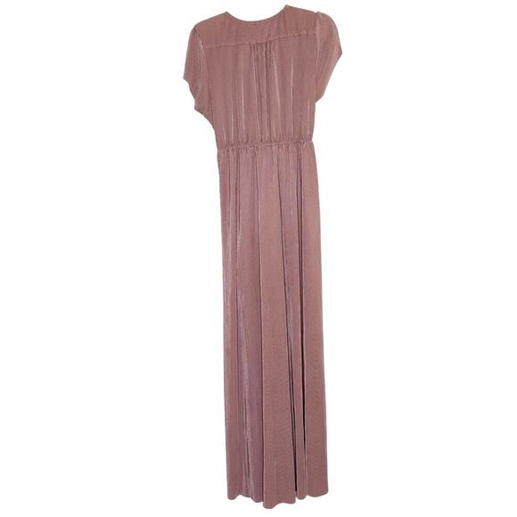 NWT Baltic Born Athena Pleated Maxi Dress Womens Pink Size XL X-Large - Picture 3 of 5
